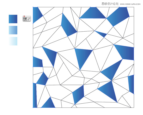 Illustrator创建酷炫时尚的多边形背景,