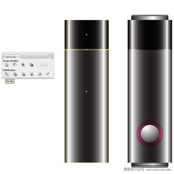 Illustrator设计一个色彩斑澜的U盘,PS教程,思缘教程网