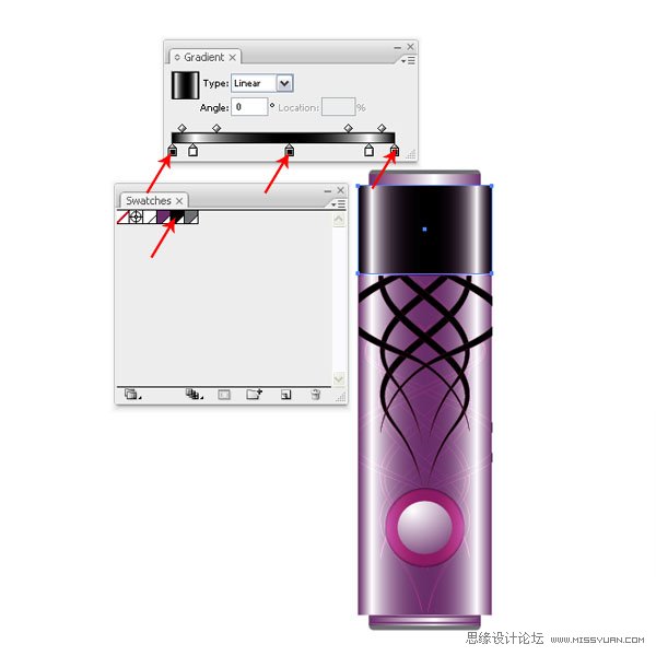 Illustrator设计一个色彩斑澜的U盘,PS教程,思缘教程网