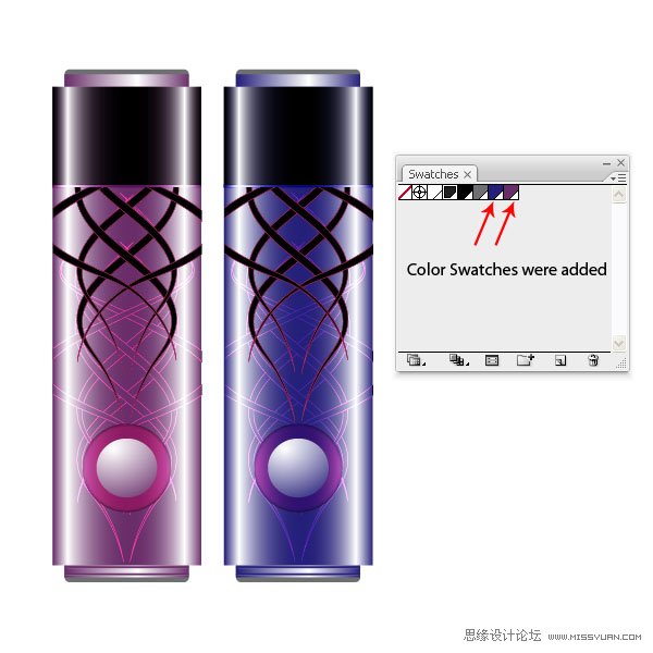 Illustrator设计一个色彩斑澜的U盘,PS教程,思缘教程网