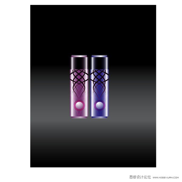 Illustrator设计一个色彩斑澜的U盘,PS教程,思缘教程网