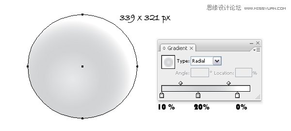 Illustrator制作万圣节带血丝的恐怖眼球