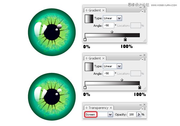 Illustrator制作万圣节带血丝的恐怖眼球