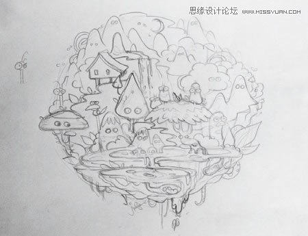 Illustrator绘制抽象唯美的插画教程
