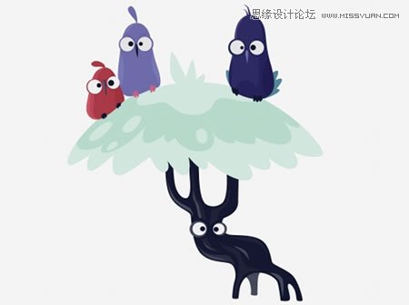 Illustrator绘制抽象唯美的插画教程