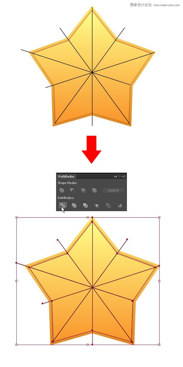Illustrator制作一个精致的圣诞节花环