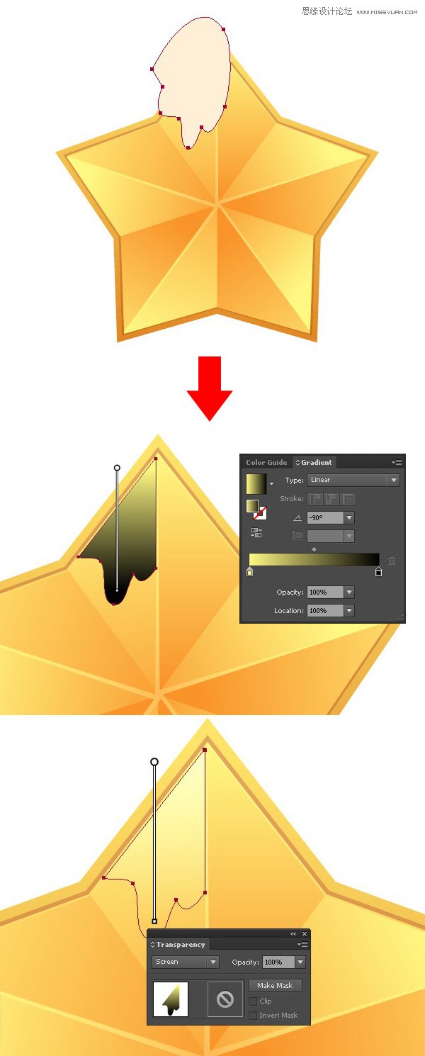 Illustrator制作一个精致的圣诞节花环