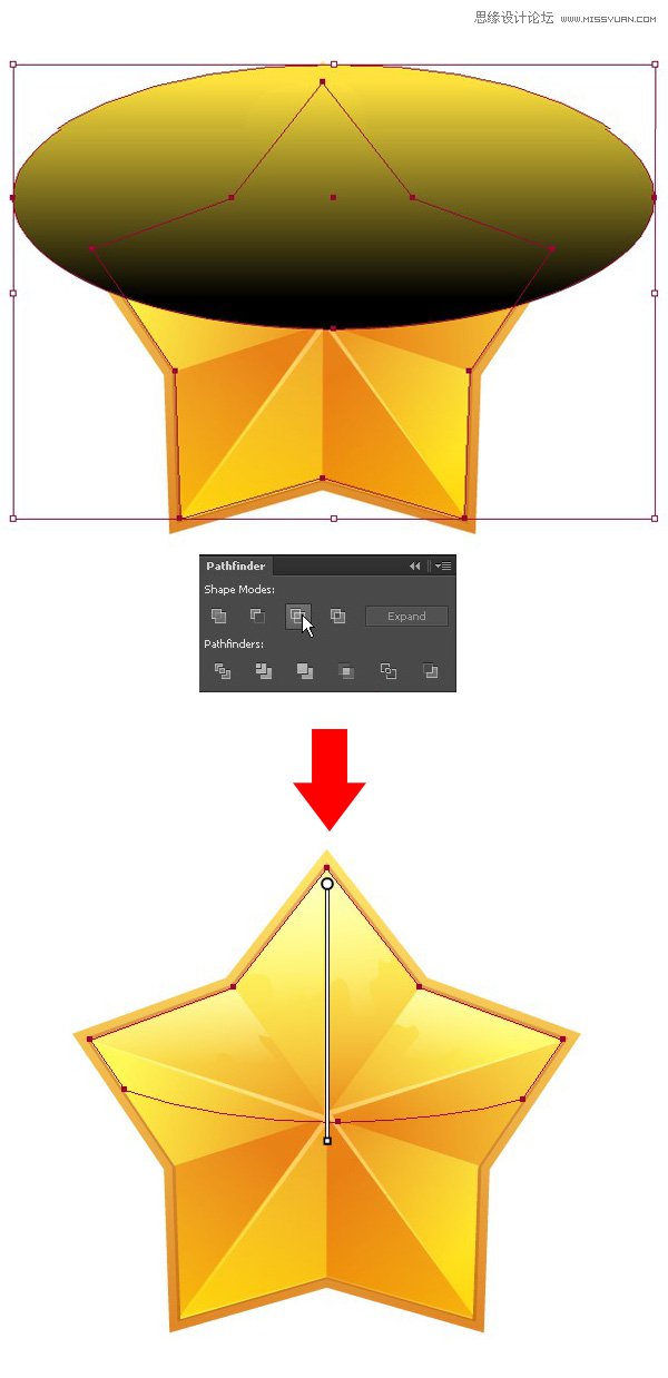 Illustrator制作一个精致的圣诞节花环