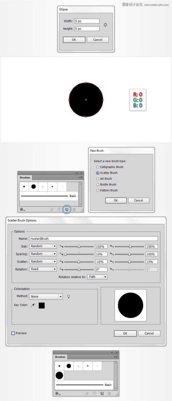 Illustrator设计金黄色的芥末文字效果,