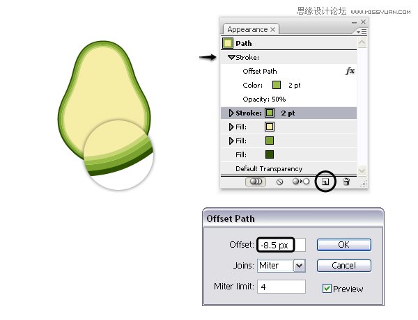 Illustrator绘制立体逼真的鸭梨效果图,