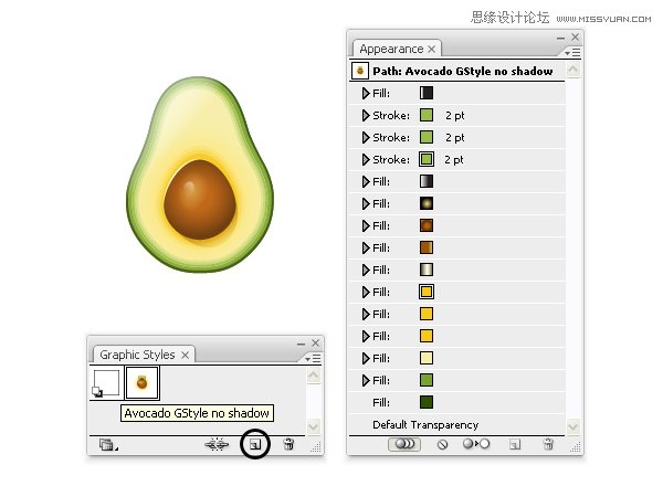 Illustrator绘制立体逼真的鸭梨效果图,