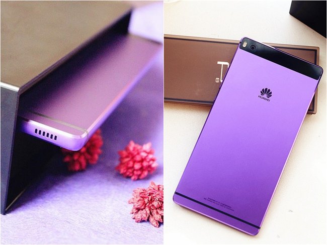 紫色,华为P8,惊艳,女神