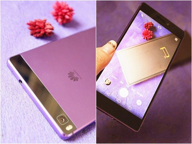 紫色,华为P8,惊艳,女神