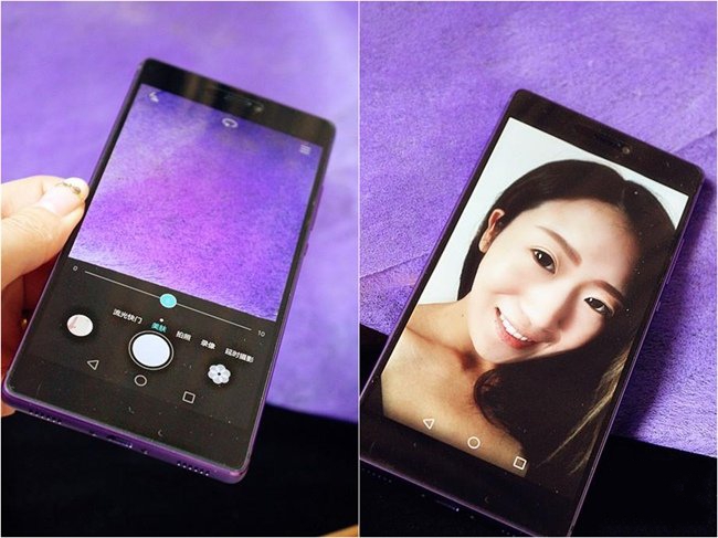 紫色,华为P8,惊艳,女神