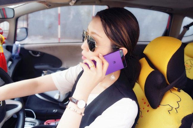 紫色,华为P8,惊艳,女神