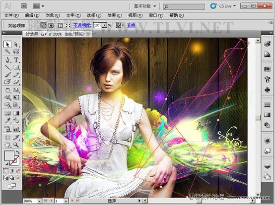 Illustrator基础教程：实例解析封套扭曲命令的使用,PS教程,思缘教程网