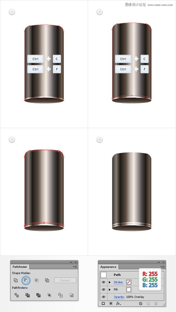 Illustrator制作神话般的指甲油文字效果,PS教程,思缘教程网