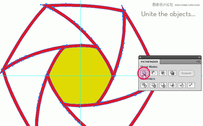 Illustrator设计创意的快门形状标志教程(2),破洛洛