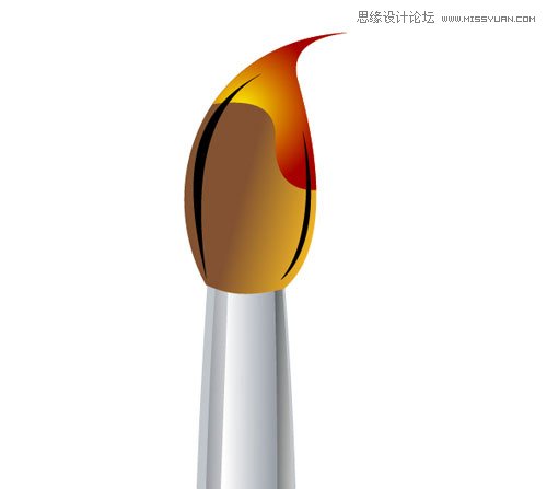 Illustrator绘制逼真的笔筒图标教程,破洛洛