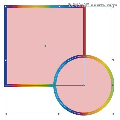 Illustrator给没有转换为轮廓的描边添加渐变,破洛洛