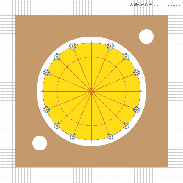 Illustrator创建立体风格的黑胶唱机图标,破洛洛