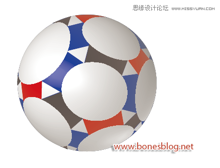 Illustrator绘制超酷的世界杯足球教程(2),破洛洛