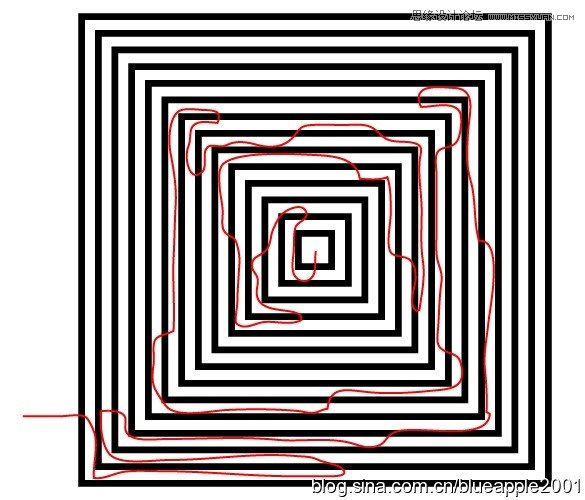 Photoshop制作立体效果的正方形迷宫,破洛洛