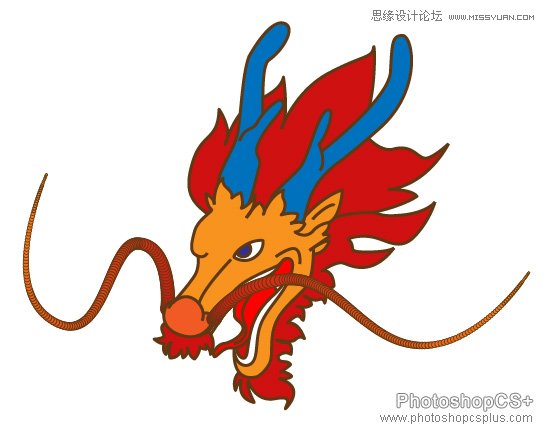 Illustrator制作2012龙年插画教程,破洛洛