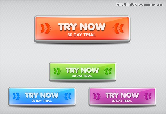Illustrator实例教程：使用3D效果制作网页按钮,破洛洛