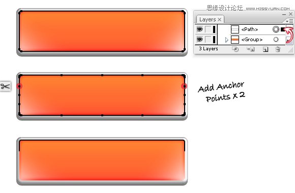 Illustrator实例教程：使用3D效果制作网页按钮,破洛洛