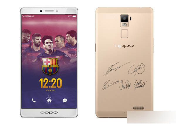 OPPO R7 Plus巴萨定制版