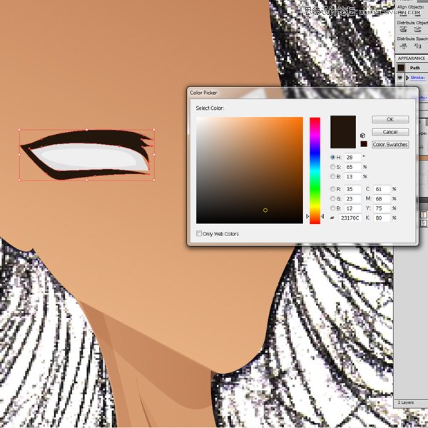 Illustrator绘制70年代的餐馆矢量插画教程,破洛洛