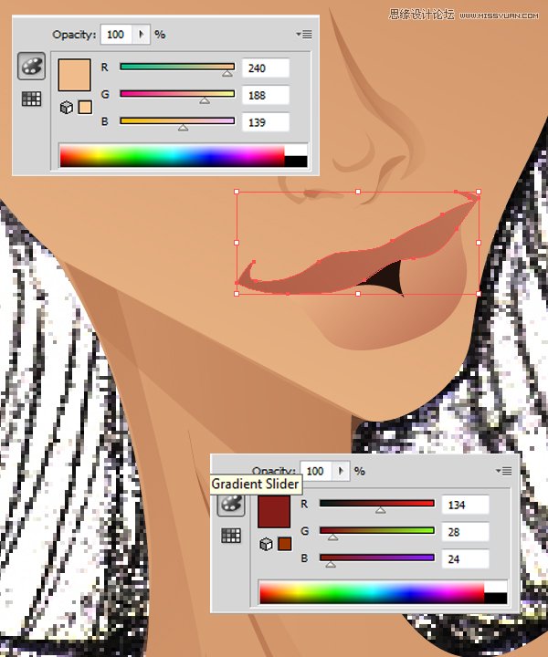 Illustrator绘制70年代的餐馆矢量插画教程,破洛洛