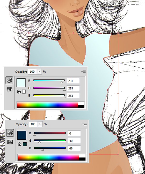 Illustrator绘制70年代的餐馆矢量插画教程,破洛洛