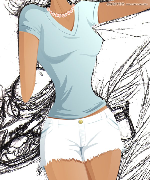 Illustrator绘制70年代的餐馆矢量插画教程,破洛洛