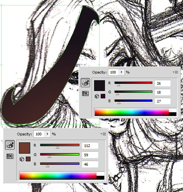 Illustrator绘制70年代的餐馆矢量插画教程,破洛洛
