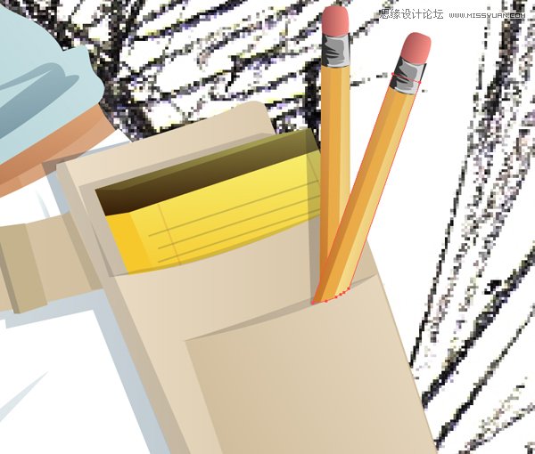 Illustrator绘制70年代的餐馆矢量插画教程,破洛洛