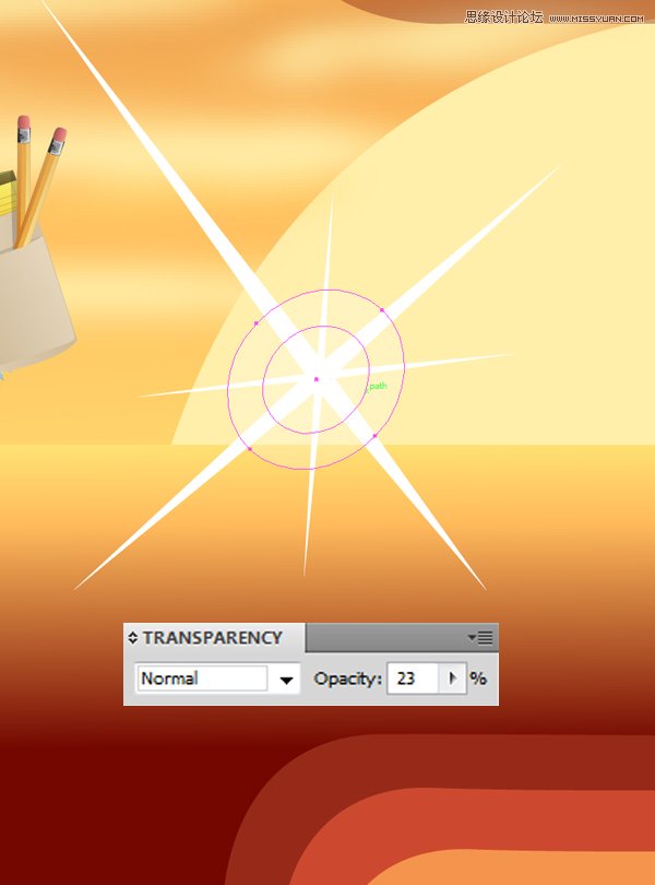 Illustrator绘制70年代的餐馆矢量插画教程,破洛洛