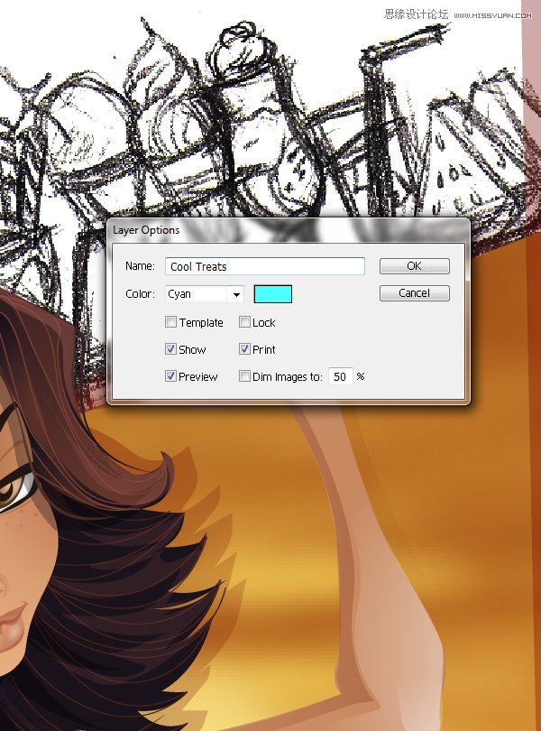 Illustrator绘制70年代的餐馆矢量插画教程,破洛洛