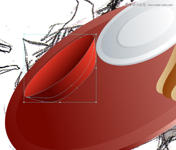 Illustrator绘制70年代的餐馆矢量插画教程,破洛洛