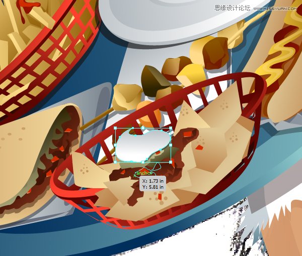 Illustrator绘制70年代的餐馆矢量插画教程,破洛洛