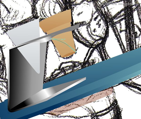 Illustrator绘制70年代的餐馆矢量插画教程,破洛洛