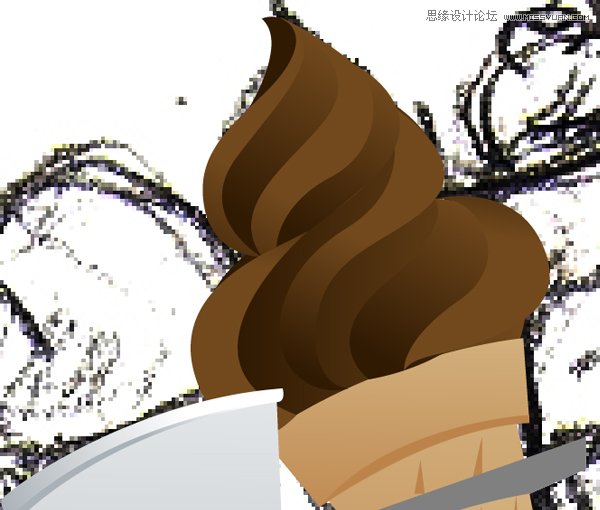 Illustrator绘制70年代的餐馆矢量插画教程,破洛洛