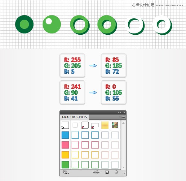 Illustrator制作马赛克效果的艺术字教程,破洛洛