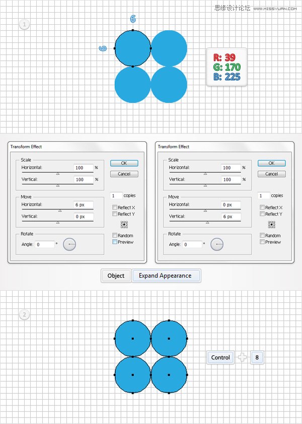 Illustrator制作马赛克效果的艺术字教程,破洛洛
