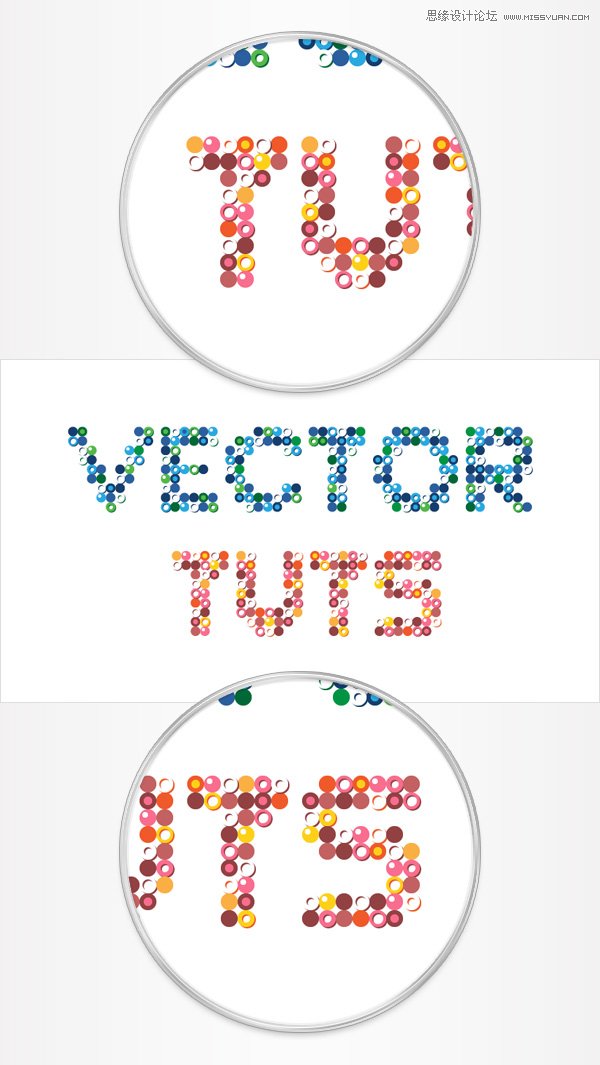 Illustrator制作马赛克效果的艺术字教程,破洛洛