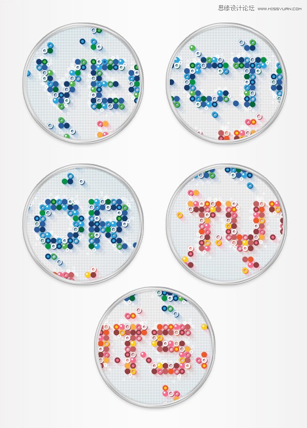 Illustrator制作马赛克效果的艺术字教程,破洛洛