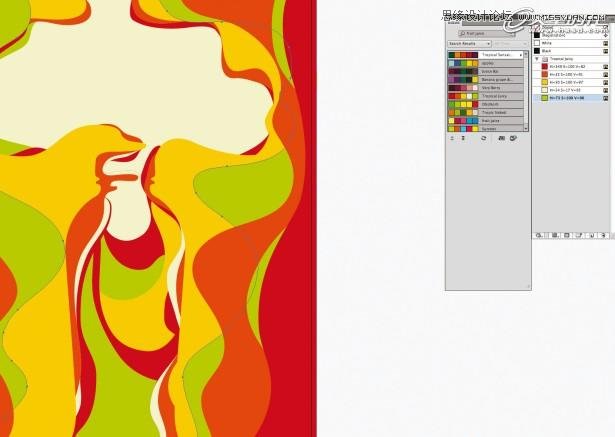 Illustrator绘制艺术感很强的剪纸效果,破洛洛
