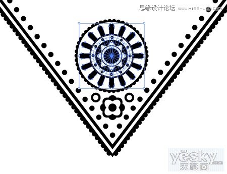 Illustrator绘制复杂图案矢量心形插画,破洛洛