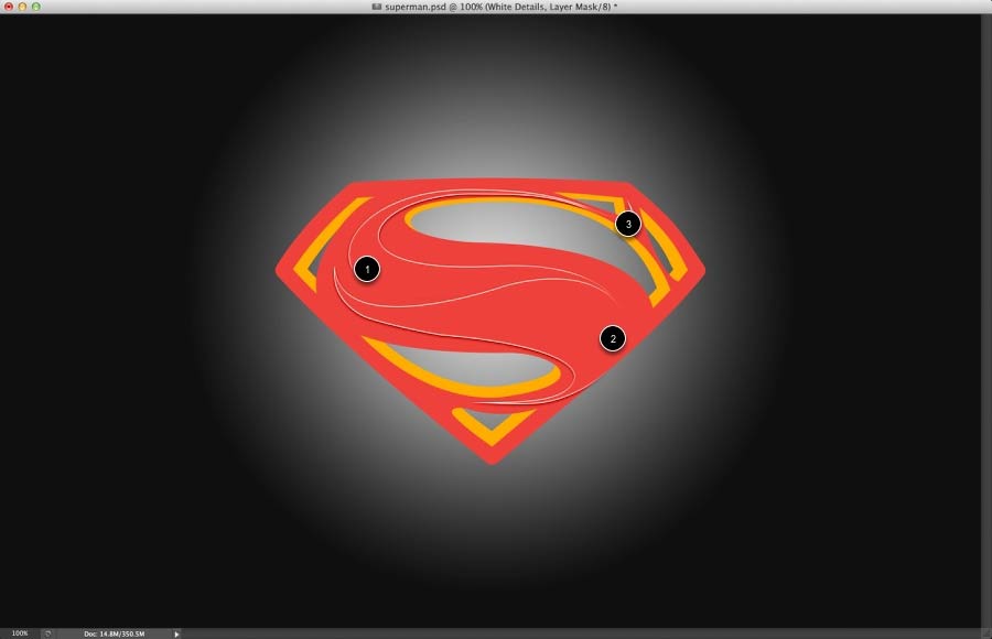 AI和PS绘制超强质感超人图标 脚本之家 AI实例教程